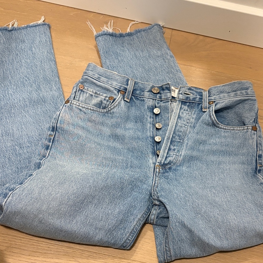 Agolde Riley high Rise Straight Crop